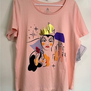 Disney Villains Pink Short Sleeve Tee